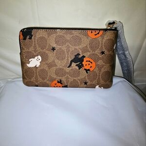Authentic Coach Halloween Wristlet
